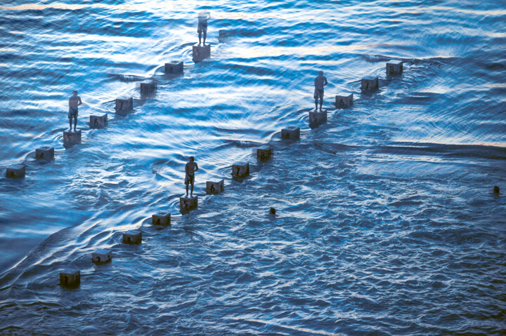 Photographie intitulée "Sea trap" par Chryslene Caillaud, Œuvre d'art originale, Photographie numérique Monté sur Aluminium