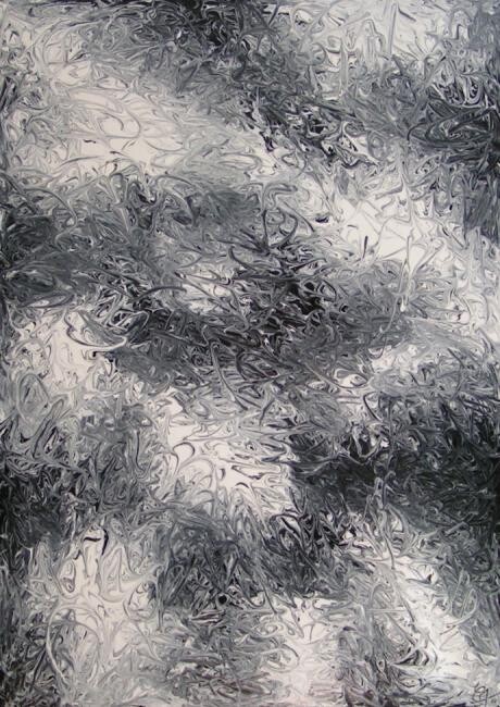 Malarstwo zatytułowany „noir et blanc” autorstwa Chrystel Mialet, Oryginalna praca