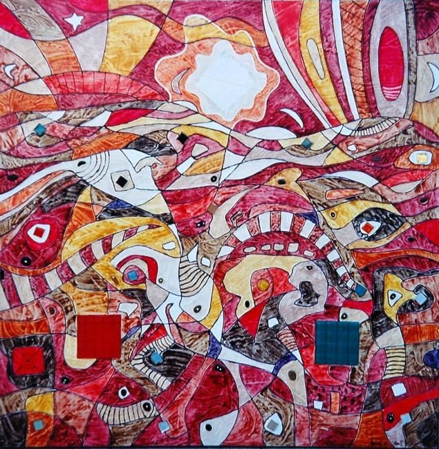 Pintura titulada "playsaje 1" por Cigalero, Obra de arte original,