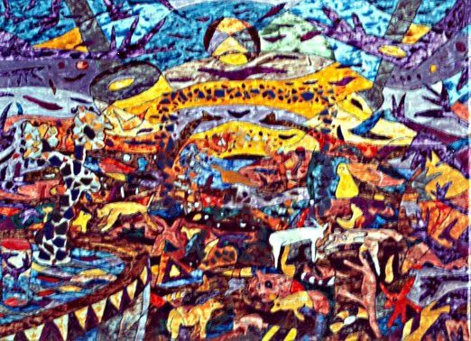 Pintura titulada "dreaming" por Cigalero, Obra de arte original,