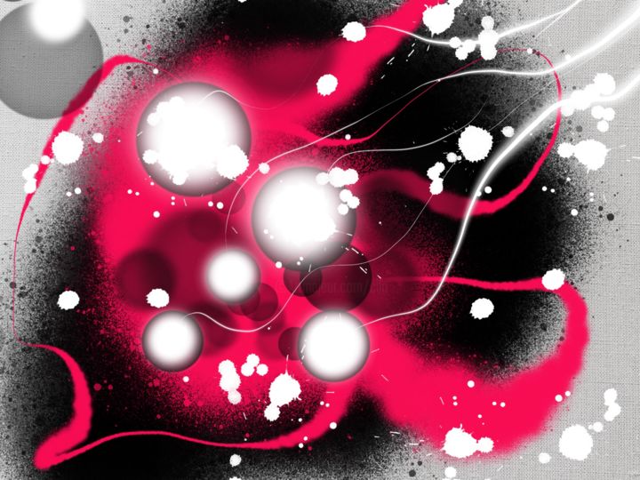 Digital Arts titled "Explosion of Freedom" by Cila, Original Artwork, Digital Painting