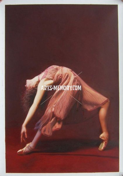Painting titled "Dancing Painting Ar…" by Cindy Ye, Original Artwork