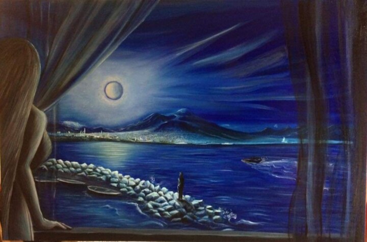 Painting titled "La scelta" by Cinzia Quadri, Original Artwork, Oil