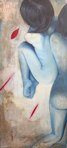 Peinture intitulée "carousel n.1 (order…" par Cinzia Marotta, Œuvre d'art originale, Huile
