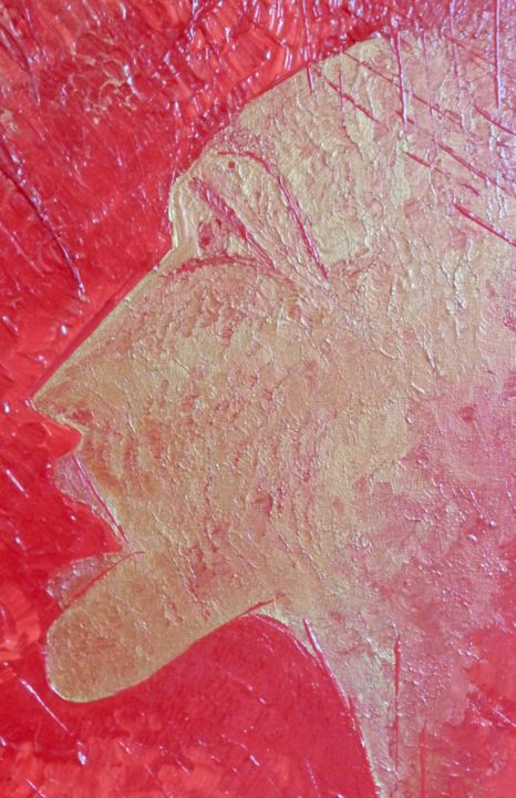 Peinture intitulée "UN CRI" par Cisa, Œuvre d'art originale,