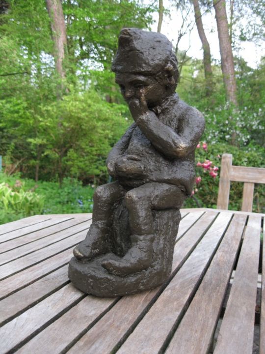 Sculpture titled "Trol" by Cissymartens, Original Artwork