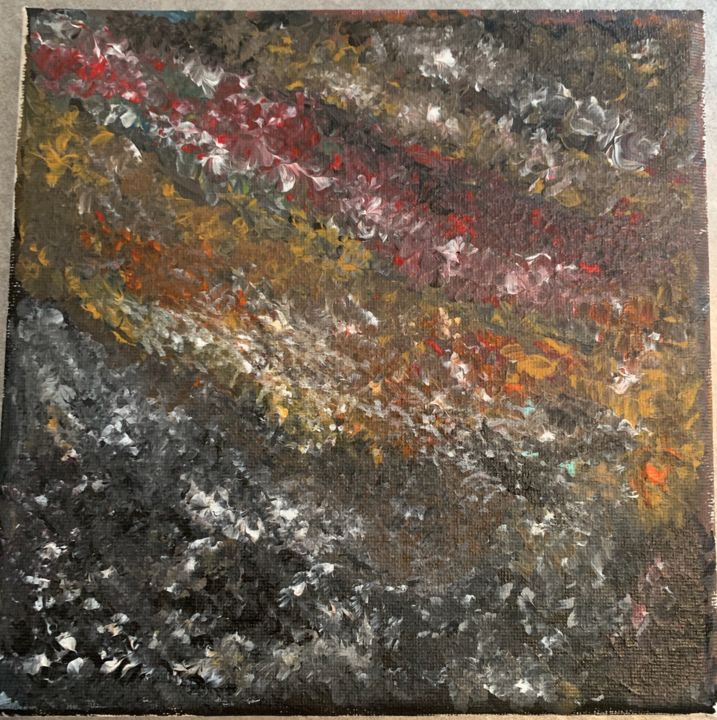 Peinture intitulée "Euphorie cosmique" par Nell Jarre, Œuvre d'art originale, Acrylique