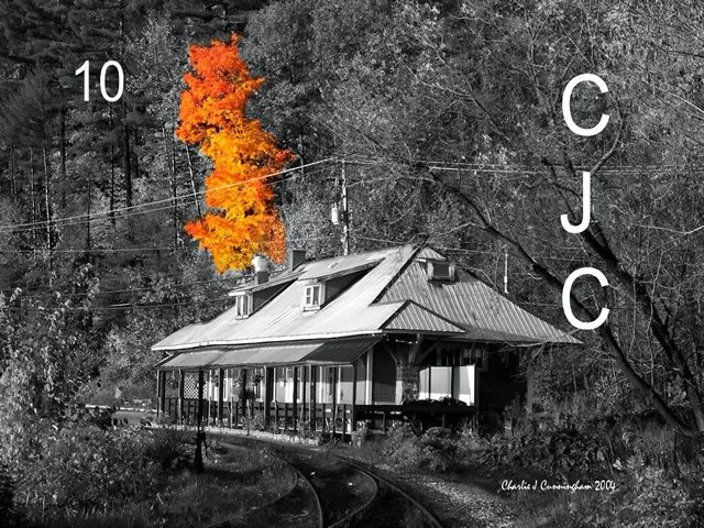 Photography titled "Old Train Station" by Charles Cunningham, Original Artwork