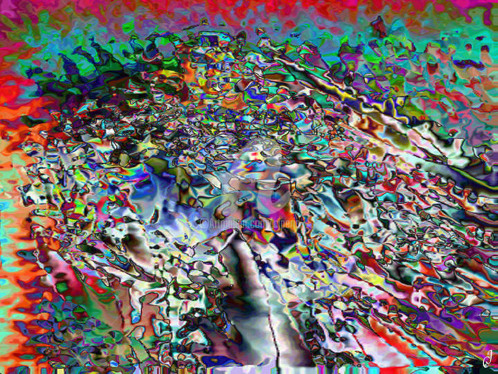 Digital Arts titled "Floudos" by Cj Perin, Original Artwork, Digital Painting