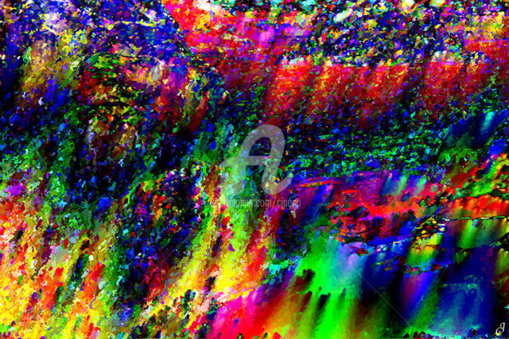 Digital Arts titled "dispersion" by Cj Perin, Original Artwork, Digital Painting