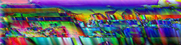 Arts numériques intitulée "Aurore sur l'horizo…" par Cj Perin, Œuvre d'art originale, Peinture numérique