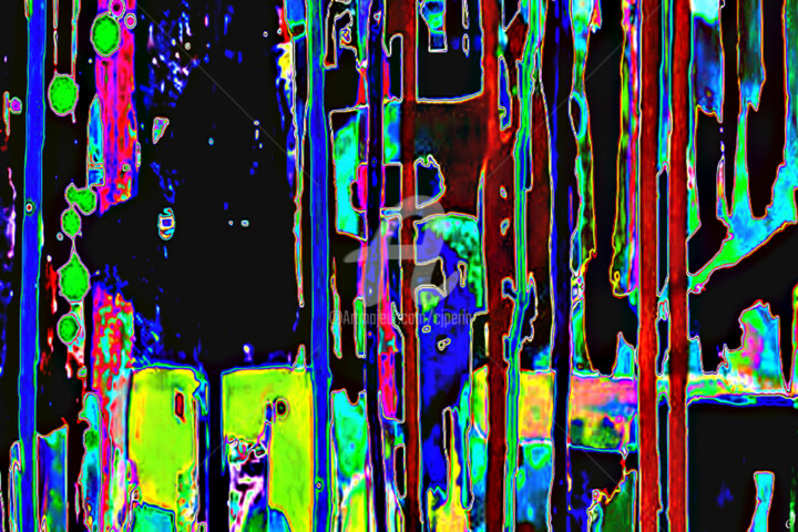 Digital Arts titled "Passage difficile" by Cj Perin, Original Artwork, Digital Painting