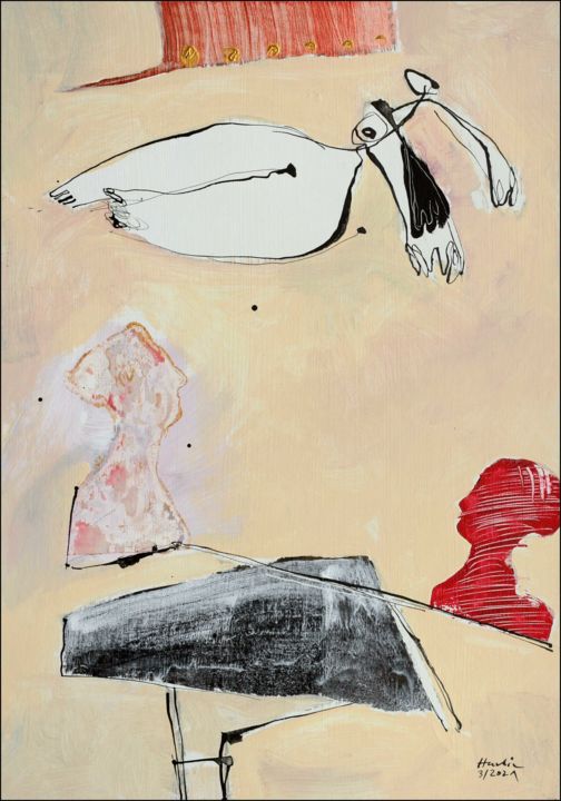 Pittura intitolato "I may be in love wi…" da Jiri Havlik, Opera d'arte originale, Acrilico