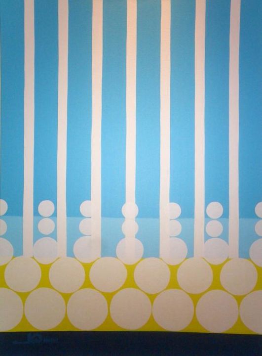 Peinture intitulée "Reunion" par Ck Svensson, Œuvre d'art originale,