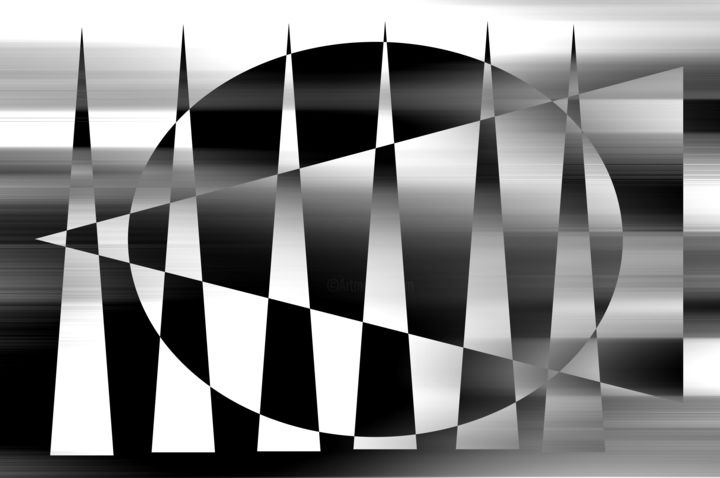 Arts numériques intitulée "The black world vis…" par Gaudi .C, Œuvre d'art originale, Travail numérique 2D