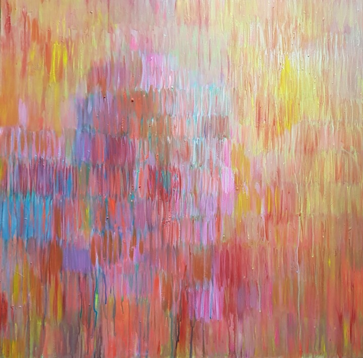 Картина под названием "Impression" - Claire Mcinnerny, Подлинное произведение искусства, Акрил Установлен на Деревянная рама…