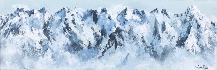 제목이 "L'envol des sommets"인 미술작품 Claire Morand로, 원작, 아크릴