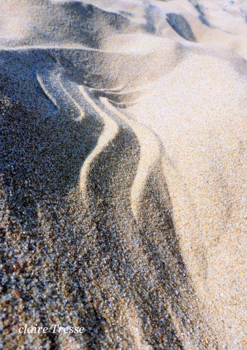 Photographie intitulée "Sur le sable chaud…" par Claire Tresse, Œuvre d'art originale