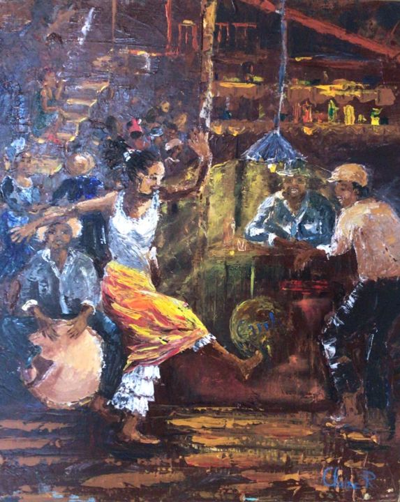 Peinture intitulée "Bik" par Claire Richelme, Œuvre d'art originale, Acrylique