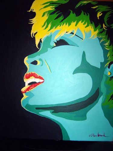 Peinture intitulée "t turner" par Claire Rambaud, Œuvre d'art originale,