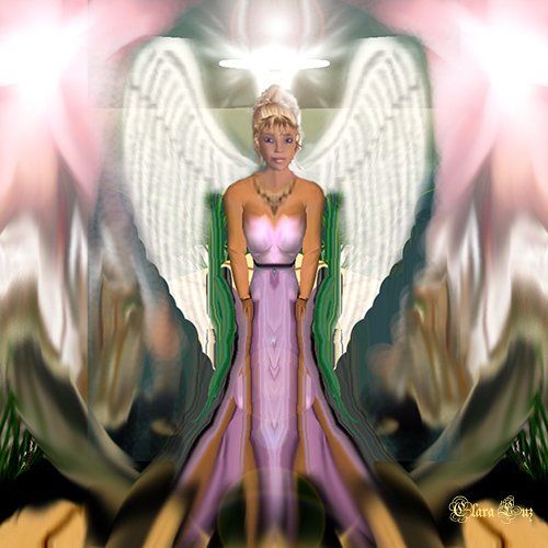 Pintura titulada "Angelux" por Xux, Obra de arte original