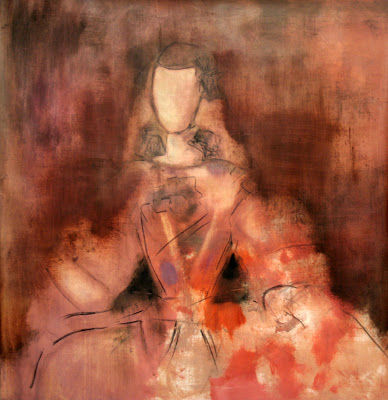 Painting titled "Menina a llapis 92x…" by Clara Vidal, Original Artwork, Other