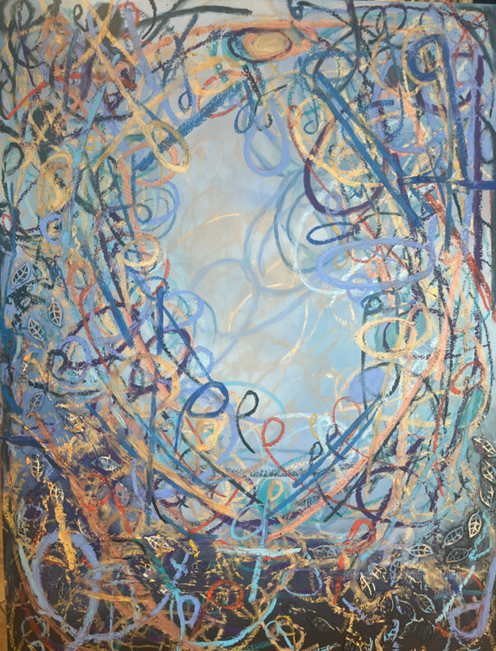 Peinture intitulée "Symphony 3" par Clare Schouten, Œuvre d'art originale, Huile