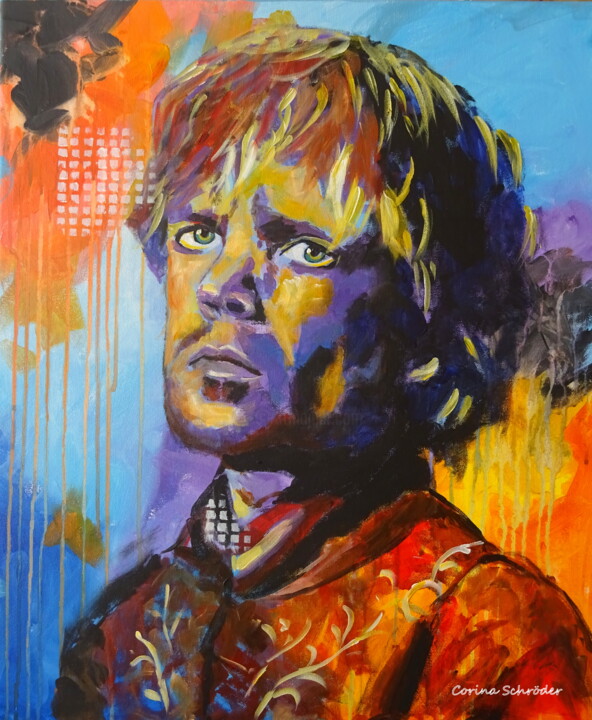 Pintura titulada "Tyrion Lannister -…" por Corina Schröder, Obra de arte original, Acrílico