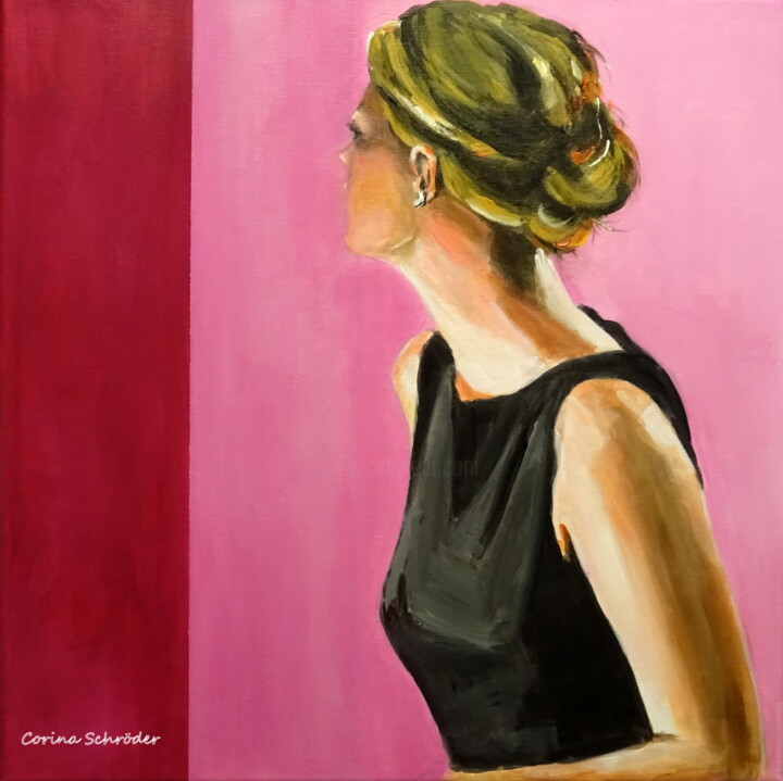 Peinture intitulée "Pink is a lifestyle" par Corina Schröder, Œuvre d'art originale, Acrylique Monté sur Châssis en bois