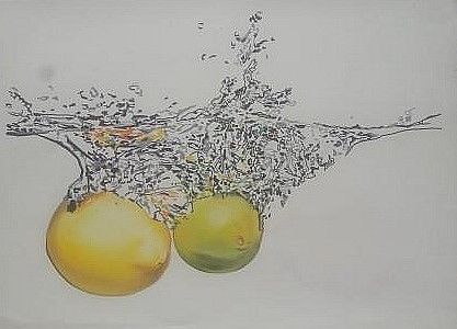 Peinture intitulée "les-citrons.jpg" par Clara Truffaut, Œuvre d'art originale
