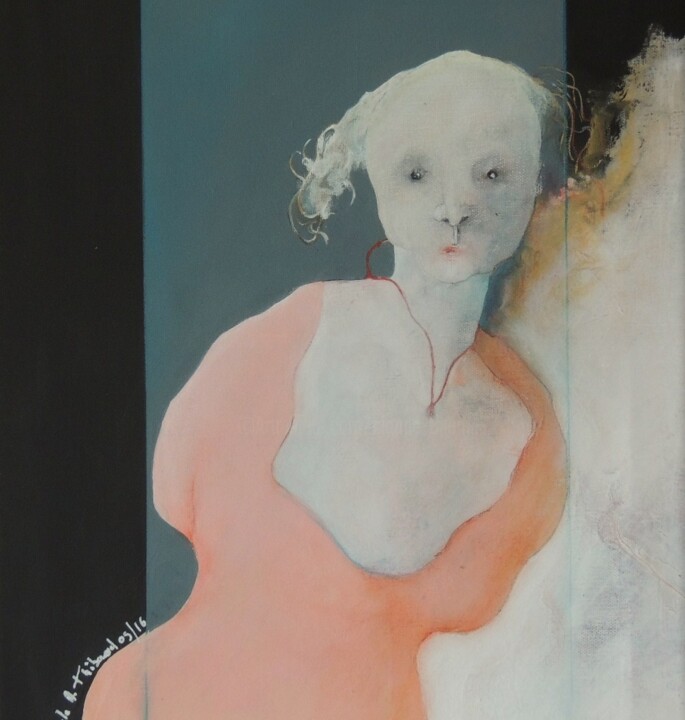 Pittura intitolato "REFLET / REFLECTION" da Claude André Thibaud, Opera d'arte originale, Acrilico