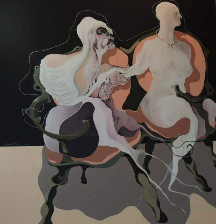 Картина под названием "EMPRISE" - Claude André Thibaud, Подлинное произведение искусства, Акрил
