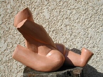 Sculpture titled "Homme en tension" by Claude Boutin, Original Artwork