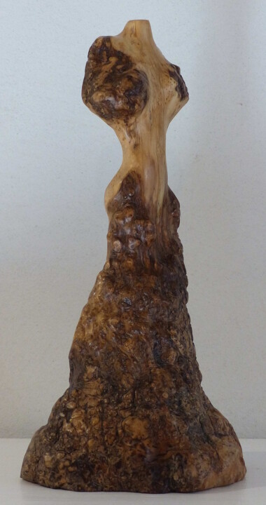 Sculptuur getiteld "Nudités" door Claude David, Origineel Kunstwerk, Hout