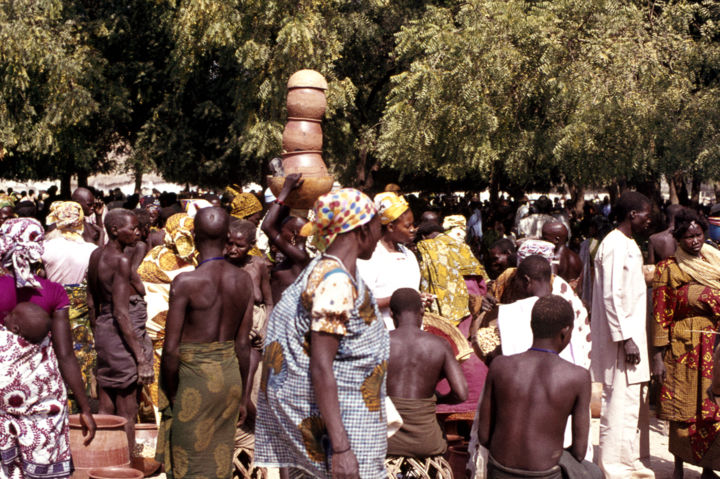 Fotografia intitolato "marché à Maroua.jpg" da Claude Guillemet, Opera d'arte originale, Fotografia non manipolata