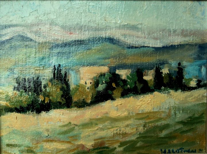 Painting titled "Provence" by Claude Hardenne, Original Artwork