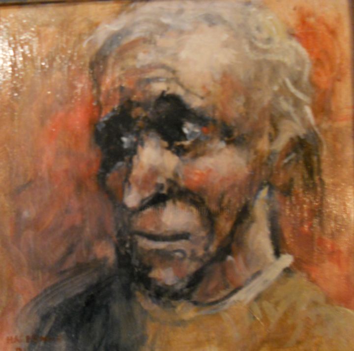 Painting titled "JEF" by Claude Hardenne, Original Artwork