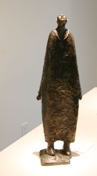 Skulptur mit dem Titel "INQUIETUDE" von Claude Hazanavicius, Original-Kunstwerk