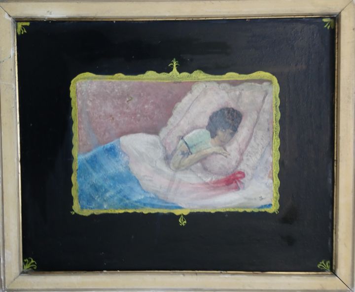 Schilderij getiteld "huile sur toile la…" door Art Plaisir, Origineel Kunstwerk, Olie