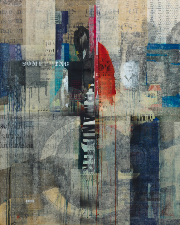 Collages titulada "Something Big - 146…" por Claude Lieber, Obra de arte original, Collages