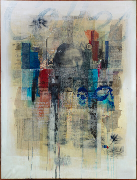 Collages titled "NS#1 “Nowhere Someo…" by Claude Lieber, Original Artwork, Collages