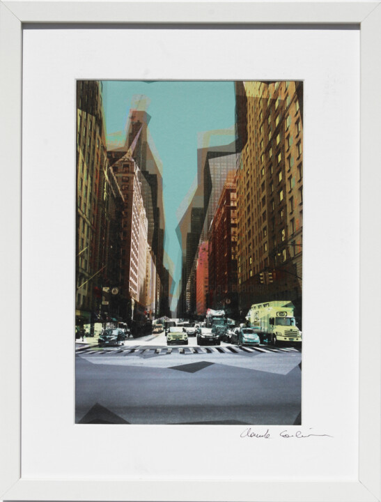 Photographie intitulée "7th avenue" par Claude Corbier, Œuvre d'art originale, Photographie manipulée