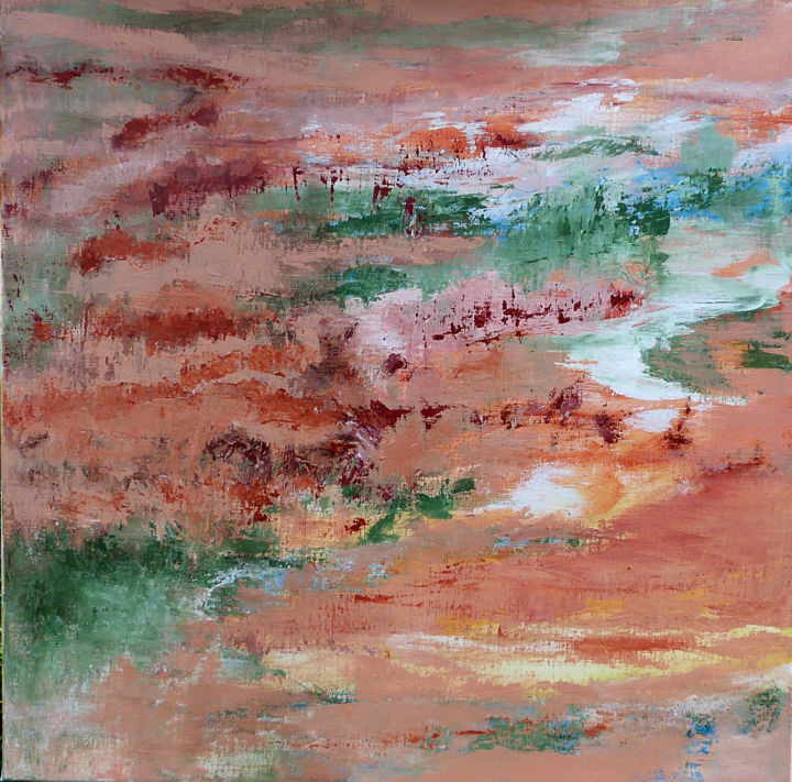 Peinture intitulée "dans-la-baie.jpg" par Floret, Œuvre d'art originale, Acrylique