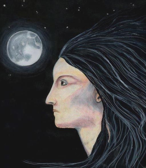 Painting titled "Wicca" by Claúdia Barradas, Original Artwork