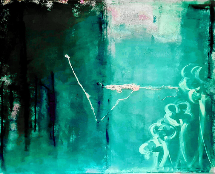 "" Mangroves"" başlıklı Tablo Claudia De La Hoz tarafından, Orijinal sanat, Petrol