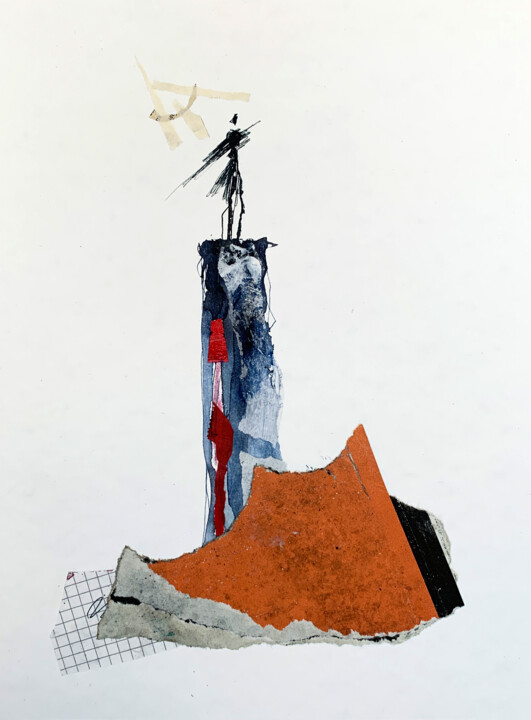 Рисунок под названием "from people and tow…" - Claudia König (koenigsfigurine), Подлинное произведение искусства, Чернила