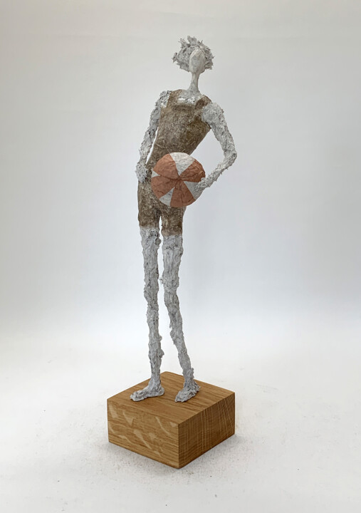 Sculpture intitulée "ohne Titel" par Claudia König, Œuvre d'art originale, Papier mâché