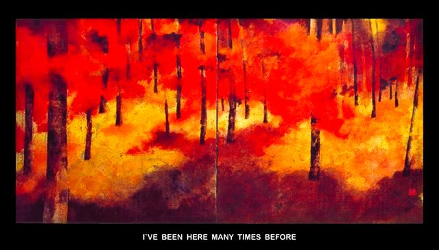 Peinture intitulée "I'VE BEEN HERE MANY…" par Claudia Ferrari, Œuvre d'art originale