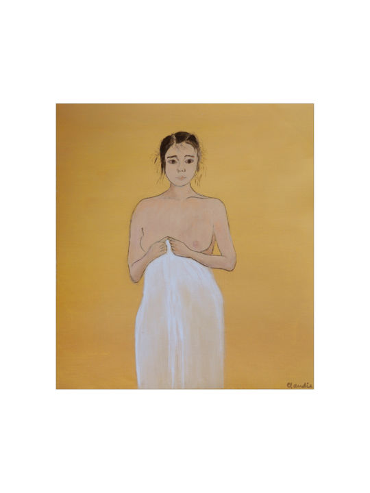 Peinture intitulée "Féminité" par Claudie Drapeau, Œuvre d'art originale, Acrylique