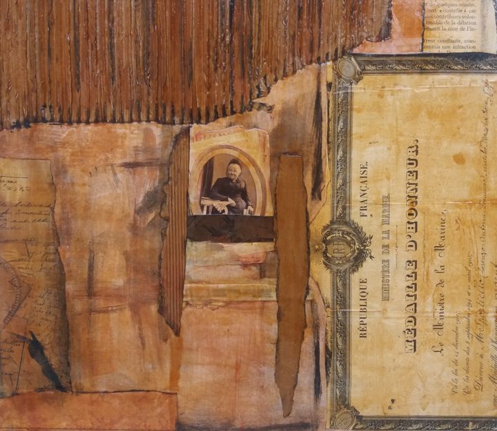 Colagens intitulada "20191105_27" por Claudine Belloc, Obras de arte originais, Colagens